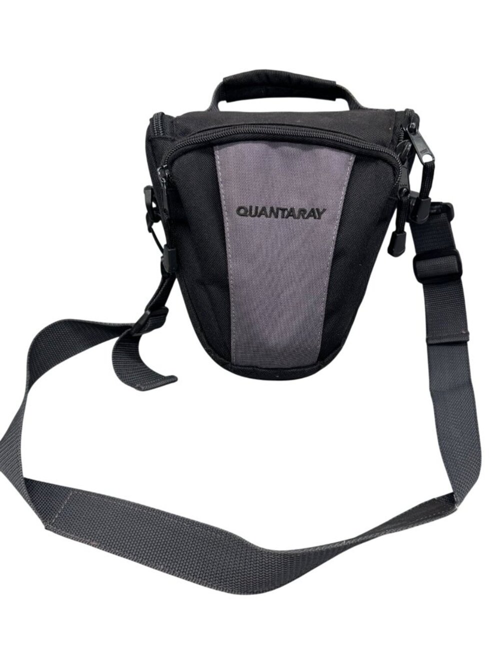 Quantaray Camera Bag Adjustable Strap Padded Interior Multiple Compartments READ